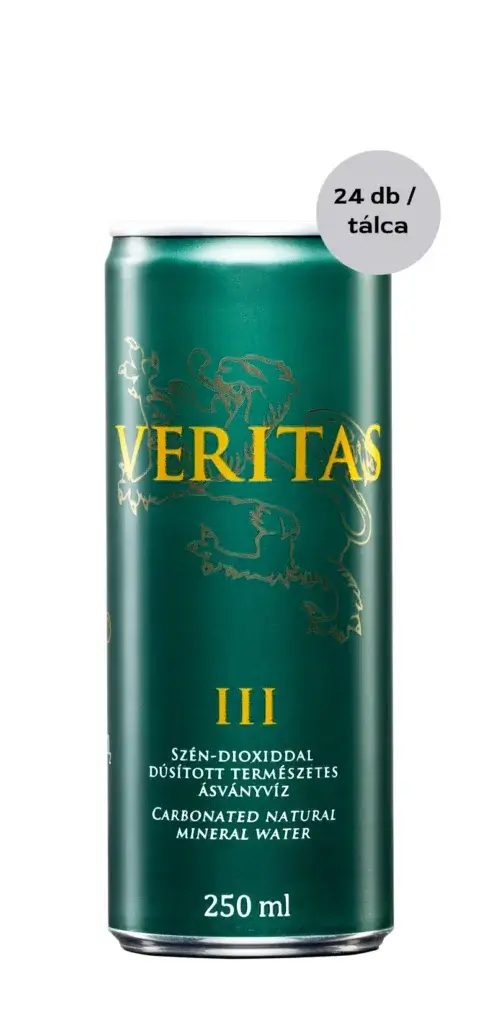 VERITAS III - lágy szénsavas ásványvíz