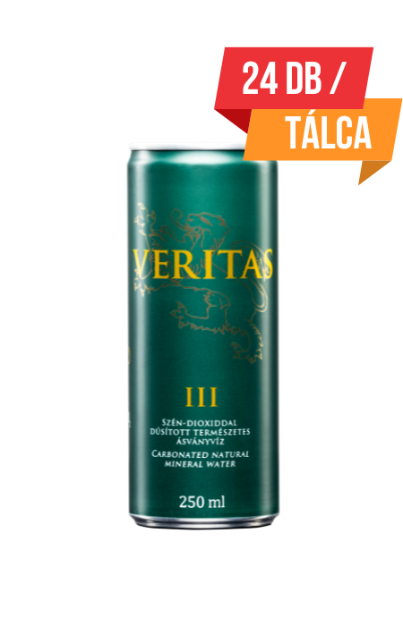 VERITAS III - lágy szénsavas ásványvíz