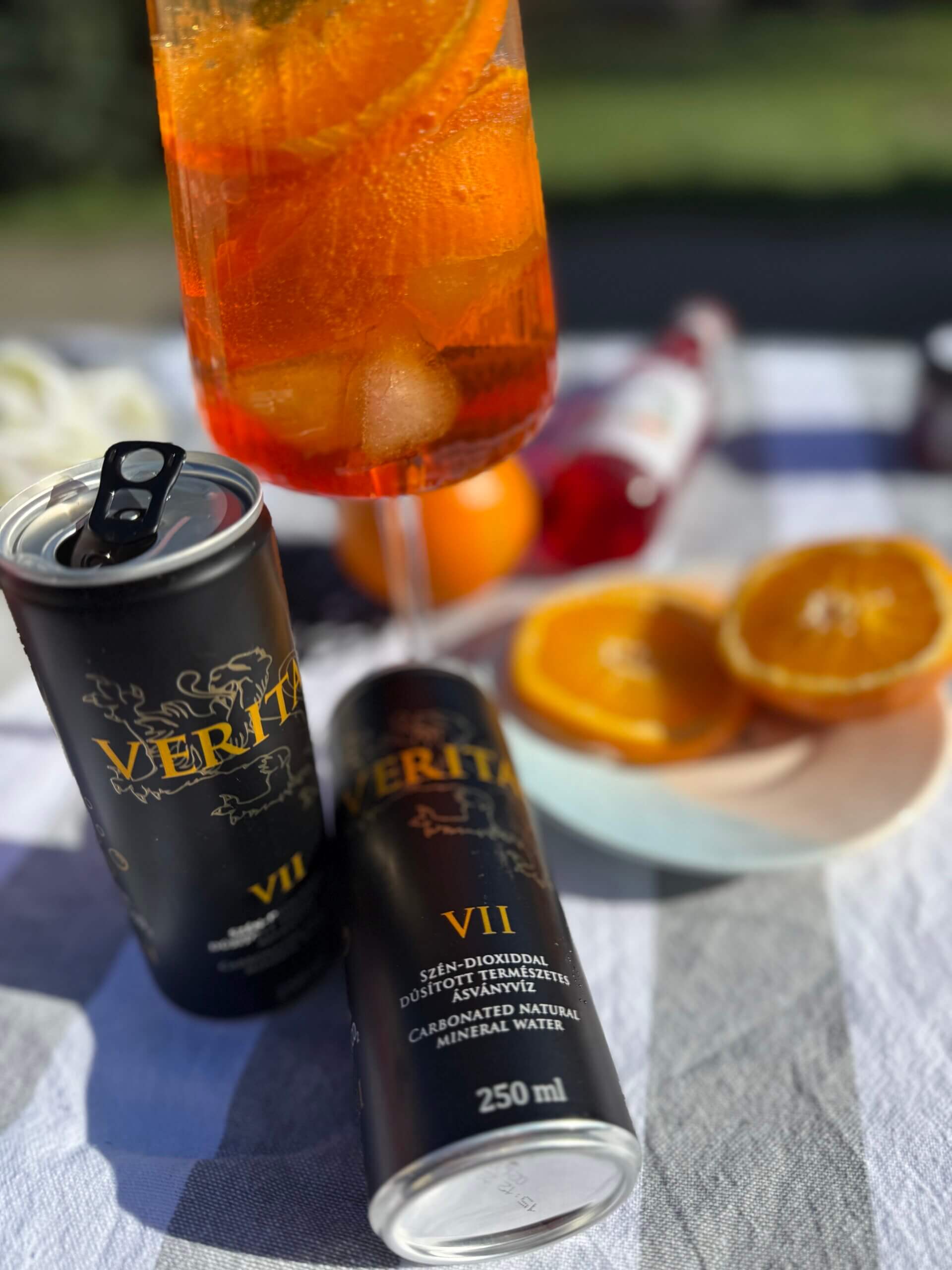 Veritas alkoholmentes Aperol spritz koktél moktél