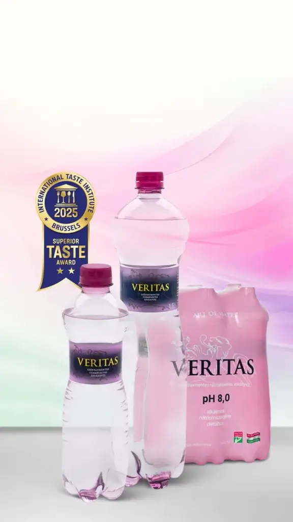 veritas díjnyertes szénsavmentes ásványvíz