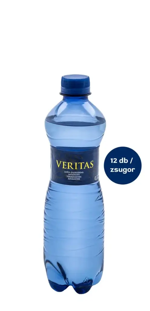 VERITAS szénsavas, természetes ásványvíz - 12 db